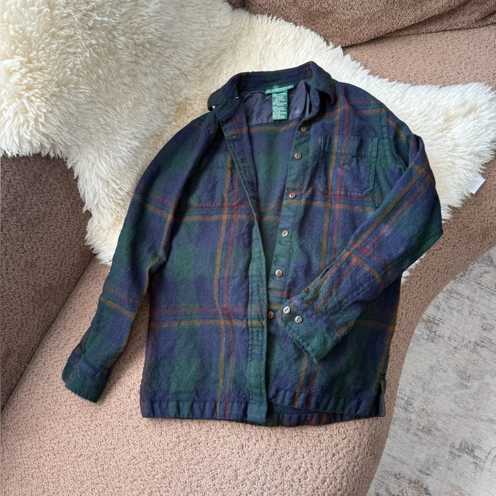 Ralph Lauren Worsted Wool Button Down